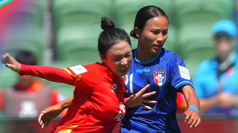  Tường thuật ĐT nữ Đài Bắc Trung Hoa 1-0 ĐT nữ Việt Nam